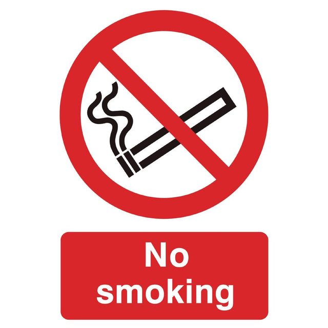 PVC No Smoking Symbol Sign - W391  Vogue   