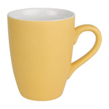 Olympia Matt Pastel Mug Yellow 340ml (Pack of 6) - CS040 Olympia Crockery Olympia   