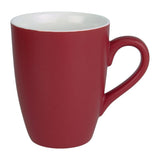 Olympia Matt Pastel Mug Red 340ml (Pack of 6) - CS043 Olympia Crockery Olympia   
