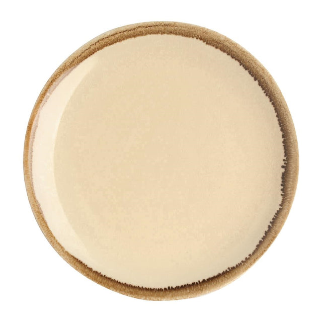 Olympia Kiln Round Coupe Plate Sandstone 230mm (Pack of 6) - SA284 Plates Olympia