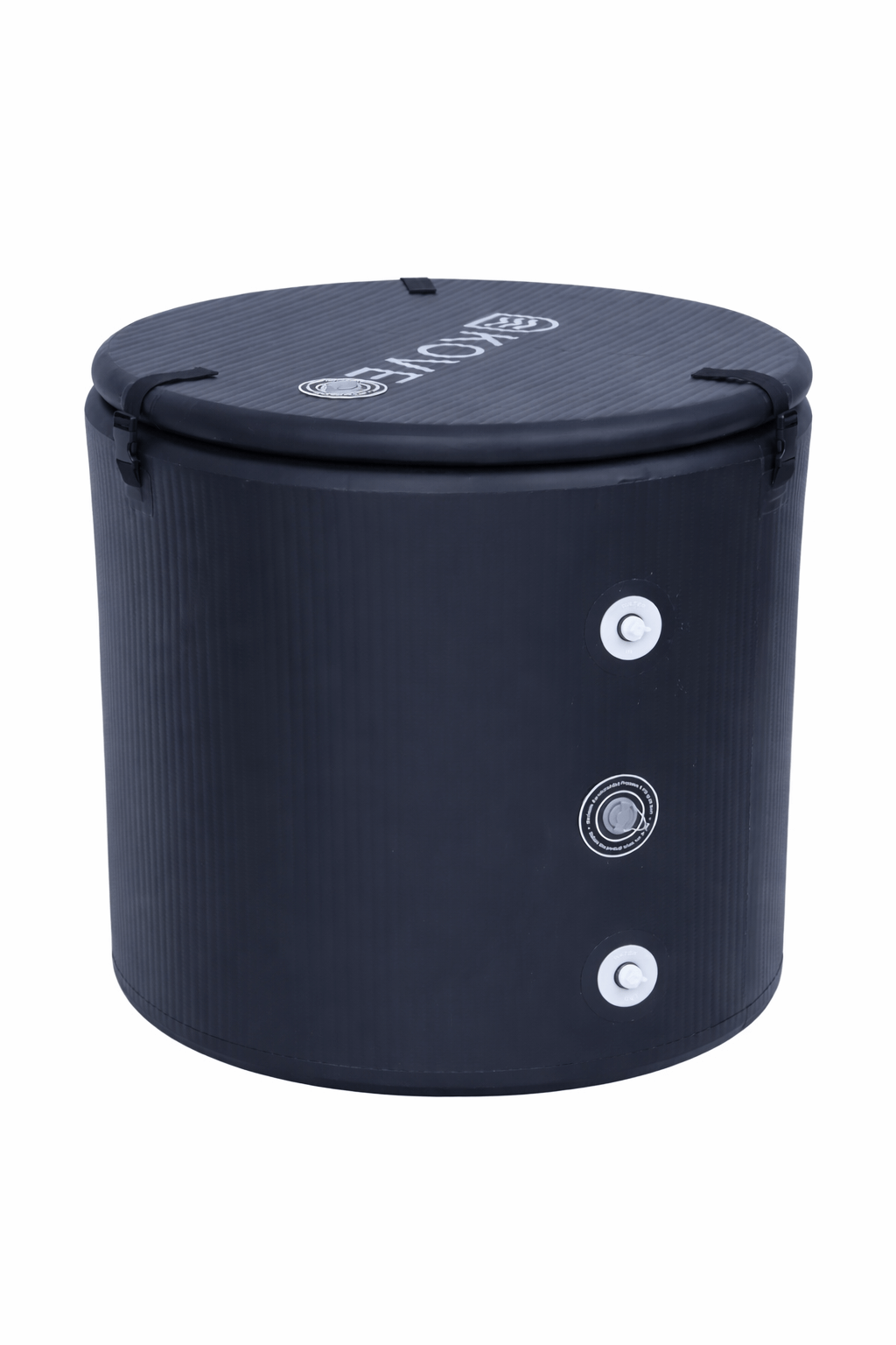 KOVE Core Ice Bath – Compact Upright Cold Plunge (Chiller Compatible) Black Ice Baths & Cold Plunges Kove Designs