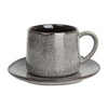 Olympia Mineral Triangular Cappuccino Saucer Grey Stone 150mm (Pack of 6) - DF182 Olympia Crockery Olympia   