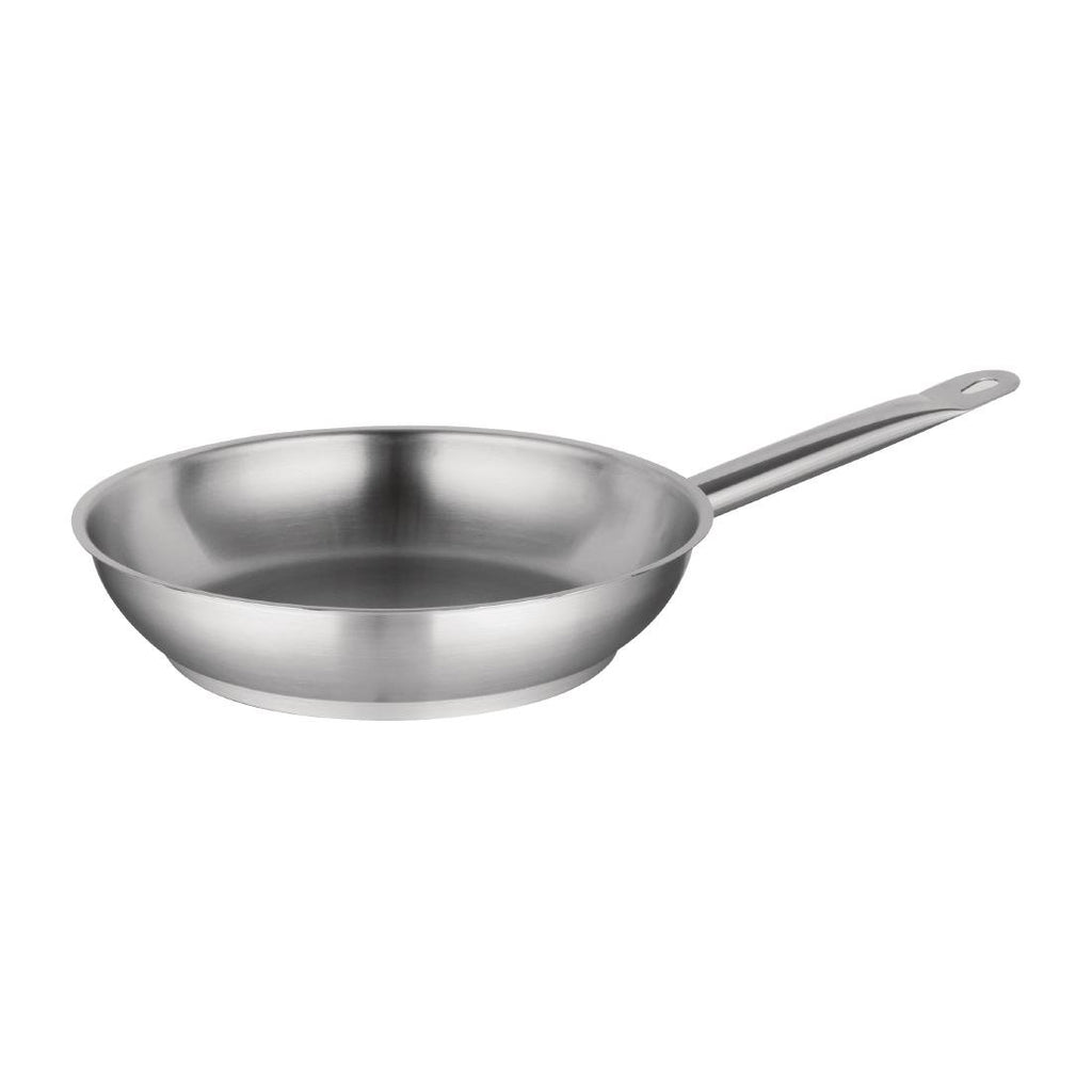 Vogue Stainless Steel Frying Pan 28cm - M926  Vogue   