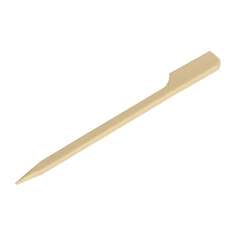 Fiesta Compostable Bamboo Paddle Skewers 90mm (Pack of 100) - DK397  Fiesta   