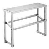 Hamoki 600mm Garnish Rail & GN Pan Holder Rack – Charbroiler & Griddle Prep Station | 231055 Stainless Steel Prep Stations Hamoki