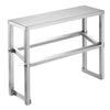 Hamoki 900mm Garnish Rail & GN Pan Holder Rack – Charbroiler & Griddle Prep Station | 231056 Stainless Steel Prep Stations Hamoki