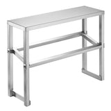 Hamoki 1200mm Garnish Rail & GN Pan Holder Rack – Charbroiler & Griddle Prep Station | 231057 Stainless Steel Prep Stations Hamoki