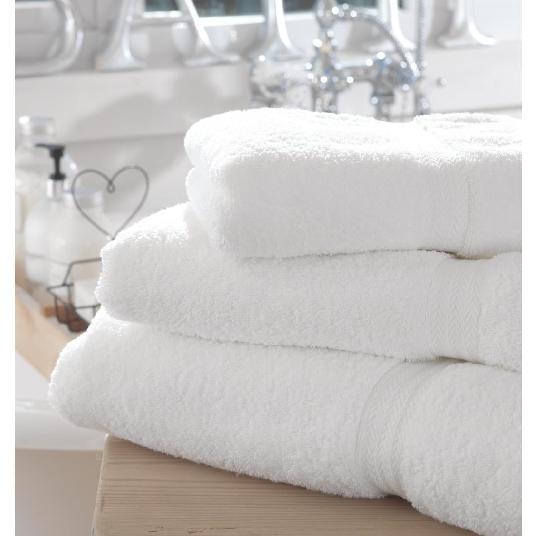 Mitre Comfort Riviera Bath Sheet White - GT852  Mitre Comfort   