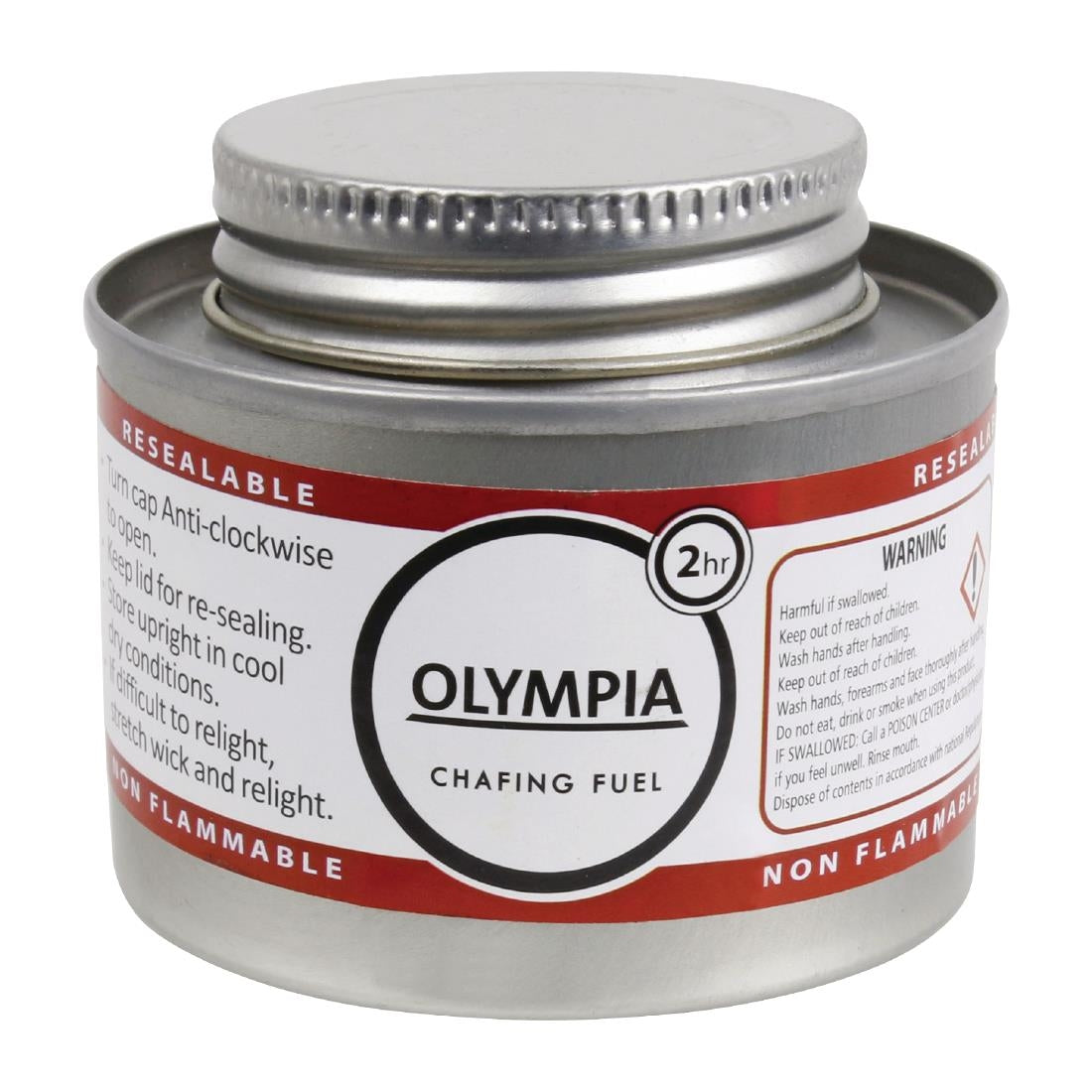 Olympia Liquid Chafing Fuel With Wick 2 Hour (Pack of 12) - CB733  Olympia   