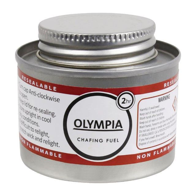 Olympia Liquid Chafing Fuel With Wick 2 Hour (Pack of 12) - CB733  Olympia   