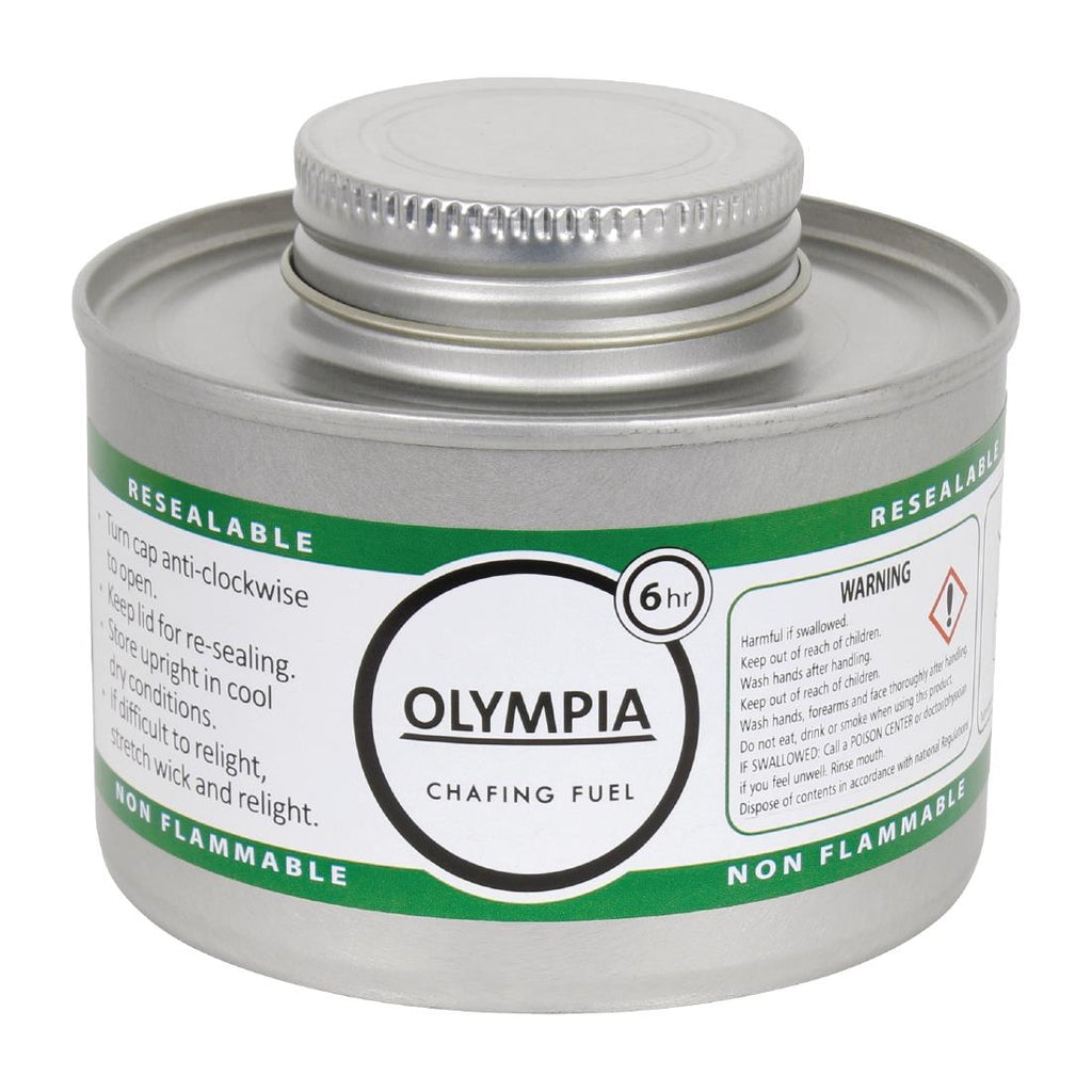 Olympia Liquid Chafing Fuel With Wick 6 Hour (Pack of 12) - CB735  Olympia   