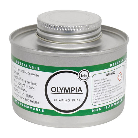 Olympia Liquid Chafing Fuel With Wick 6 Hour (Pack of 12) - CB735  Olympia   