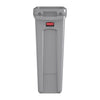 Rubbermaid Slim Jim Container With Venting Channels Grey 87Ltr - F649  Slim Jim   