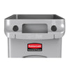 Rubbermaid Slim Jim Container With Venting Channels Grey 87Ltr - F649  Slim Jim   