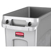 Rubbermaid Slim Jim Container With Venting Channels Grey 87Ltr - F649  Slim Jim   