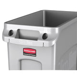 Rubbermaid Slim Jim Container With Venting Channels Grey 87Ltr - F649  Slim Jim   