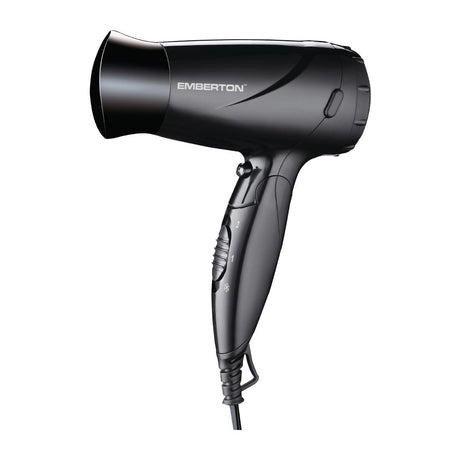 Hotel Complimentary Emberton Black 1600w Folding Hairdryer - DC363  Emberton   