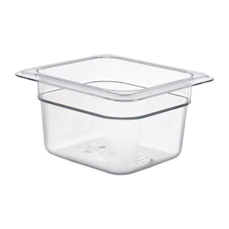 Cambro Polycarbonate 1/6 Gastronorm Tray 100mm - DM752  Cambro   