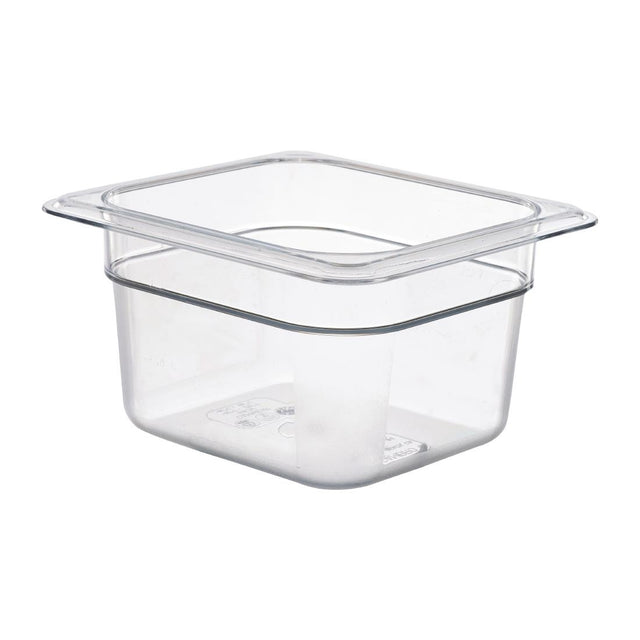 Cambro Polycarbonate 1/6 Gastronorm Tray 100mm - DM752  Cambro   
