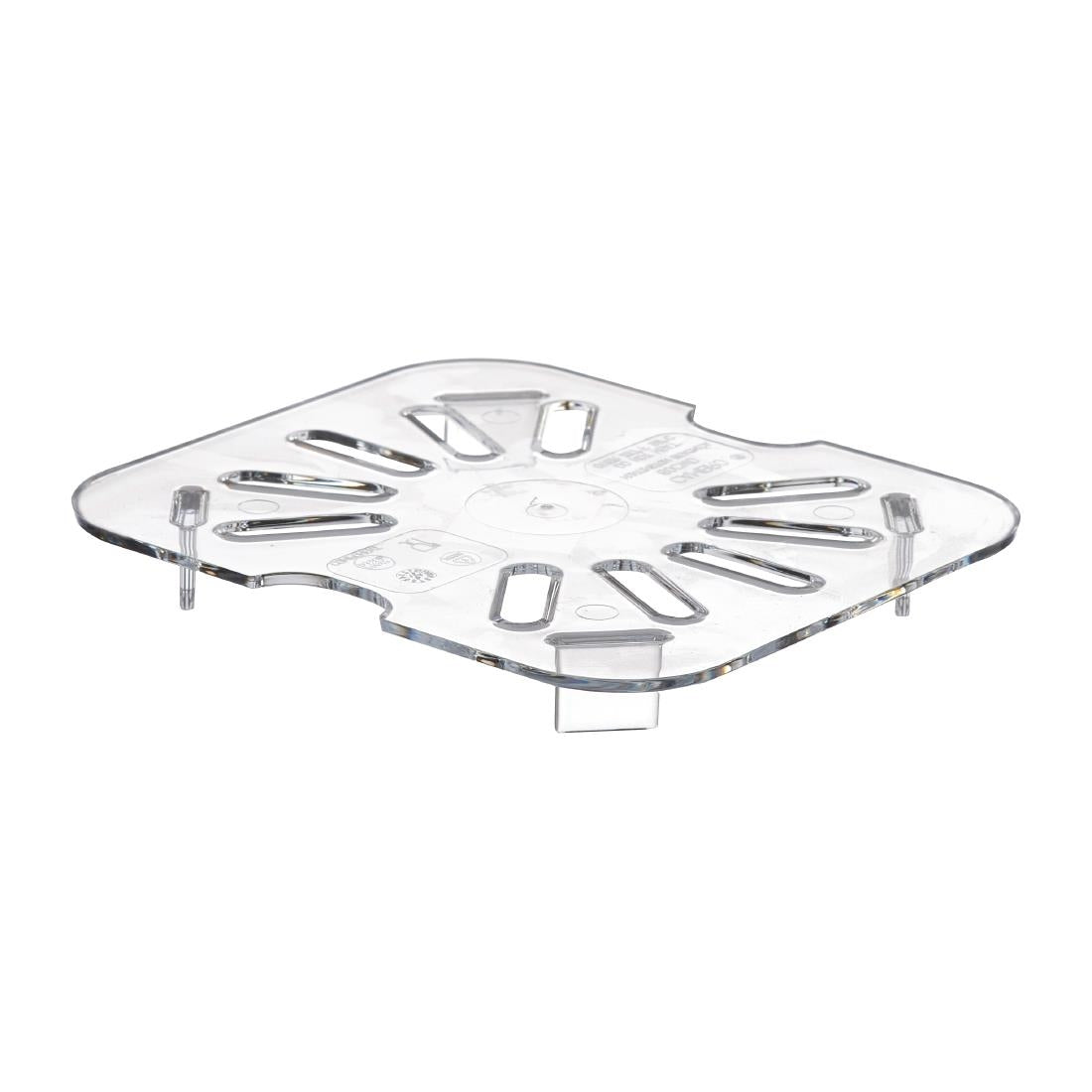 Cambro Polycarbonate 1/6 Gastronorm Tray Drain Shelf - DM755  Cambro   