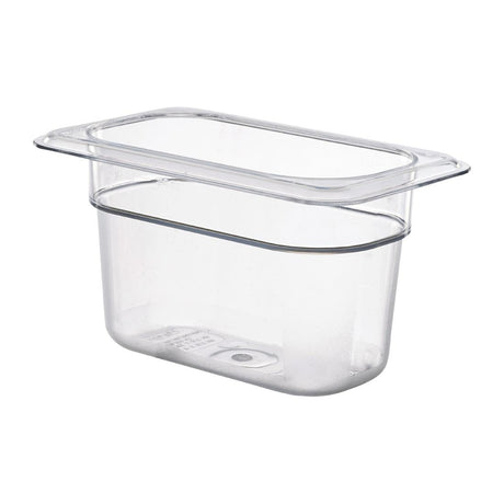 Cambro Polycarbonate 1/9 Gastronorm Tray 100mm - DM758  Cambro   