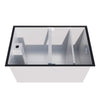 Commercial Grease Trap – 107 Litre Epoxy-Coated Steel | Outdoor & Underground Use | 25KGB Grease Traps / Interceptors - Mild Steel Empire