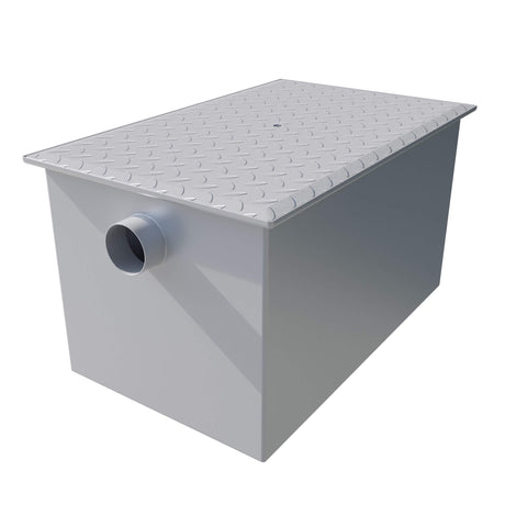 Commercial Grease Trap Epoxy Coated Steel 107 Litre Capacity - 25KGB Grease Traps / Interceptors - Mild Steel Empire   