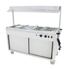 Hamoki Hot Cupboard Food Warmer Mobile Cart with Heated Lights | 291006 Hot Cupboards Hamoki