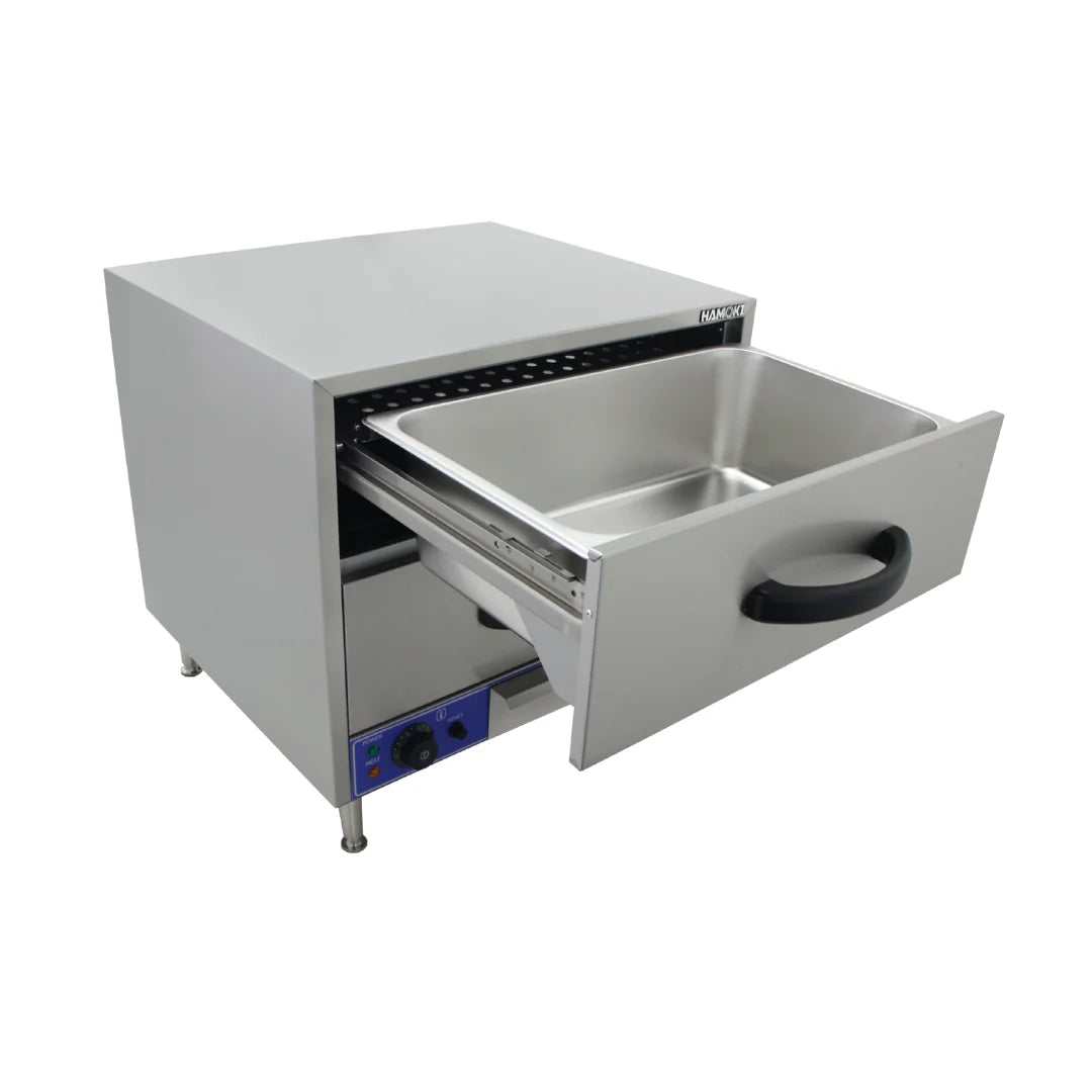 Hamoki Food Warming Drawers - Commercial Hot Holding 2 Drawer Unit Wet Heat | 291012 Food Warming Drawers Hamoki