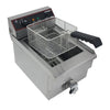 Hamoki Countertop Commercial Electric Fryer - 9.5 Litre Single Tank with Drain Tap | 291018 Countertop Electric Fryers Hamoki