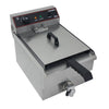 Hamoki Countertop Commercial Electric Fryer - 9.5 Litre Single Tank with Drain Tap | 291018 Countertop Electric Fryers Hamoki