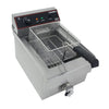 Hamoki Countertop Commercial Electric Fryer - 11.5 Litre Single Tank with Drain Tap | 291020 Countertop Electric Fryers Hamoki