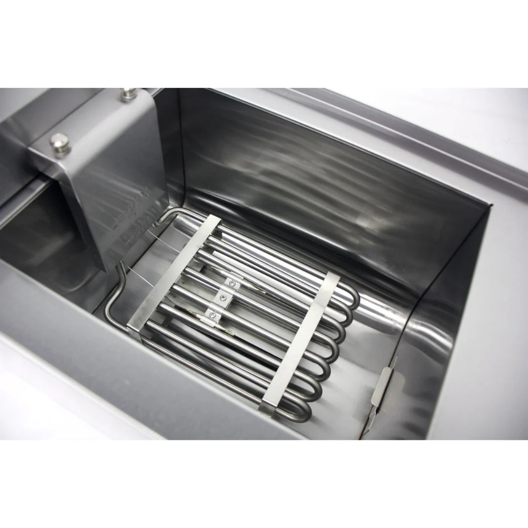 Hamoki Countertop Commercial Electric Fryer - 11.5 Litre Single Tank with Drain Tap | 291020 Countertop Electric Fryers Hamoki