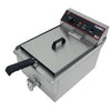 Hamoki Countertop Commercial Electric Fryer - 11.5 Litre Single Tank with Drain Tap | 291020 Countertop Electric Fryers Hamoki