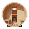 Empire Kove Spruce Barrel Sauna with Front Porch & 6kW Electric Heater | 3–4 Person Outdoor Cabin | KOVE-BAR4 Outdoor Barrel Electric Heated Saunas Kove Designs