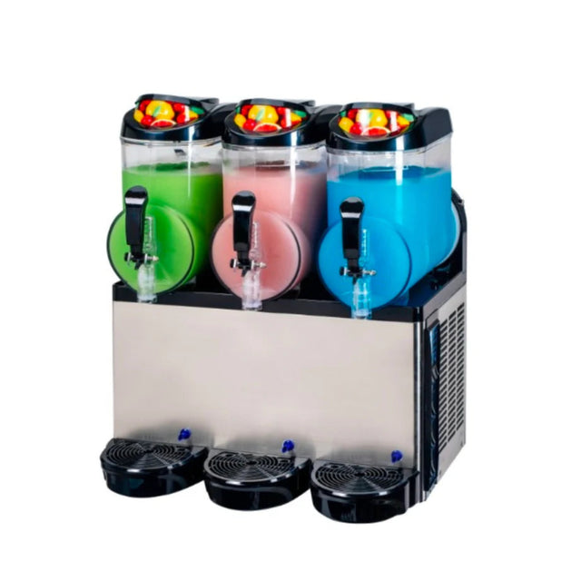 Hamoki Commercial Slush Machine – 3 x 12 Litre Triple Tank Frozen Ice Drink Maker | Fast Cooling & Easy Clean - 331005 Slush Machines Hamoki