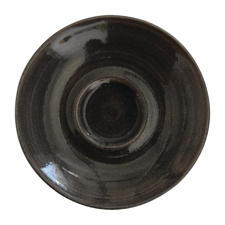 Churchill Monochrome Espresso Saucer Iron Black 114mm (Pack of 12) - DR690 Churchill