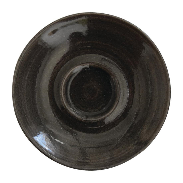 Churchill Monochrome Espresso Saucer Iron Black 114mm (Pack of 12) - DR690 Churchill