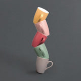 Olympia Matt Pastel Mug Yellow 340ml (Pack of 6) - CS040 Olympia Crockery Olympia   