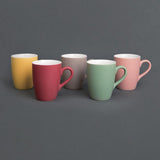 Olympia Matt Pastel Mug Green 340ml (Pack of 6) - CS044 Olympia Crockery Olympia   