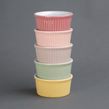 Olympia Pastel Ramekin Red 70ml (Pack of 12) - DC803 Olympia Crockery Olympia   