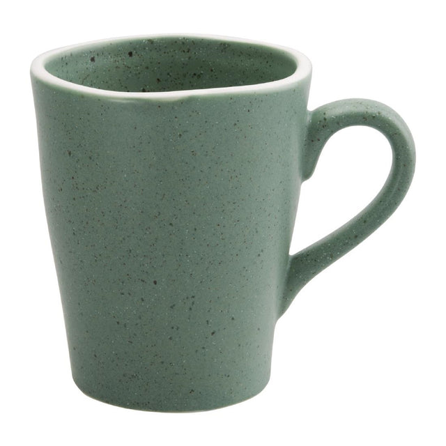 Olympia Chia Mugs Green 340ml (Pack of 6) - DR805 Olympia Crockery Olympia   