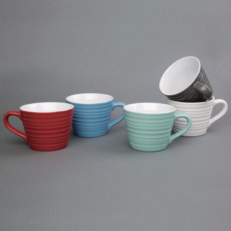 Olympia Cafe Aroma Mug Blue - 230ml 8fl oz (Box 6) - DH636 Olympia Crockery Olympia   