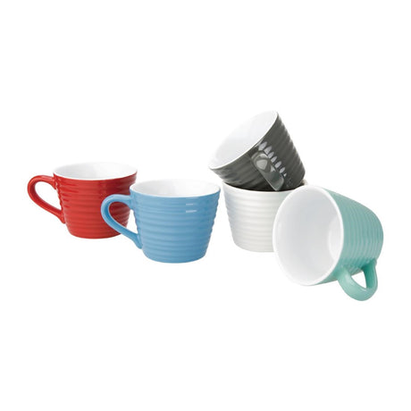 Olympia Cafe Aroma Mug Blue - 230ml 8fl oz (Box 6) - DH636 Olympia Crockery Olympia   