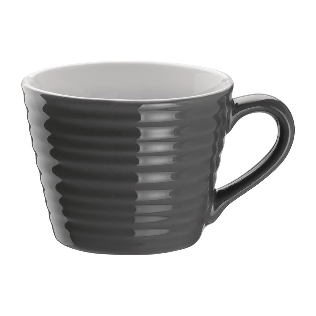 Olympia Cafe Aroma Mug Charcoal - 230ml 8fl oz (Box 6) - DH639 Olympia Crockery Olympia   