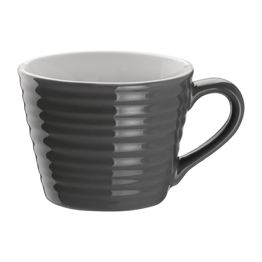 Olympia Cafe Aroma Mug Charcoal - 230ml 8fl oz (Box 6) - DH639 Olympia Crockery Olympia   