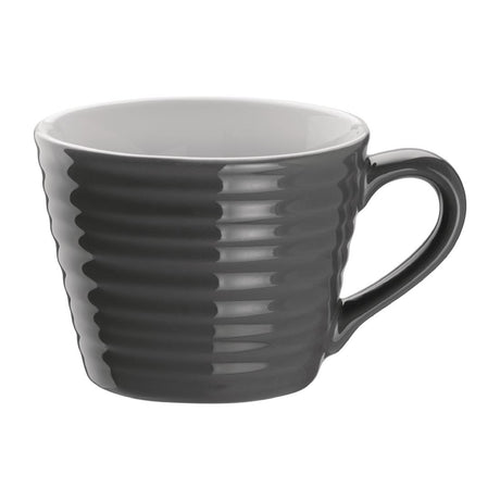 Olympia Cafe Aroma Mug Charcoal - 230ml 8fl oz (Box 6) - DH639 Olympia Crockery Olympia   