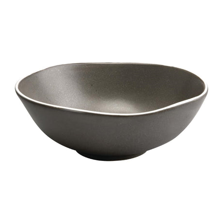 Olympia Chia Deep Bowls Charcoal 210mm (Pack of 6) - DR816 Bowls Olympia