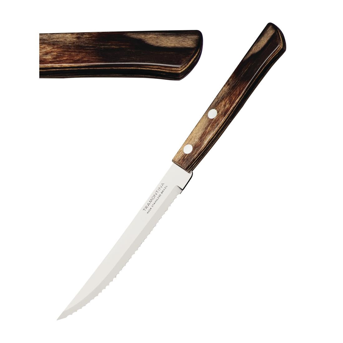 Tramontina Classic Steak and Pizza Knives (Pack of 6) - GE991  Tramontina   