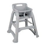 Bolero Grey PP Stackable High Chair - DA693  Bolero   